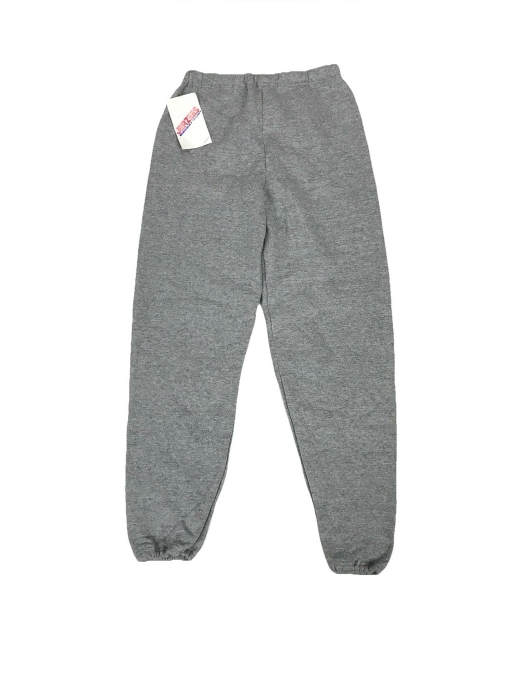 Vintage Jerzees Sweatpants Mens Small S Gray Joggers Blank Made In The USA BNWT!